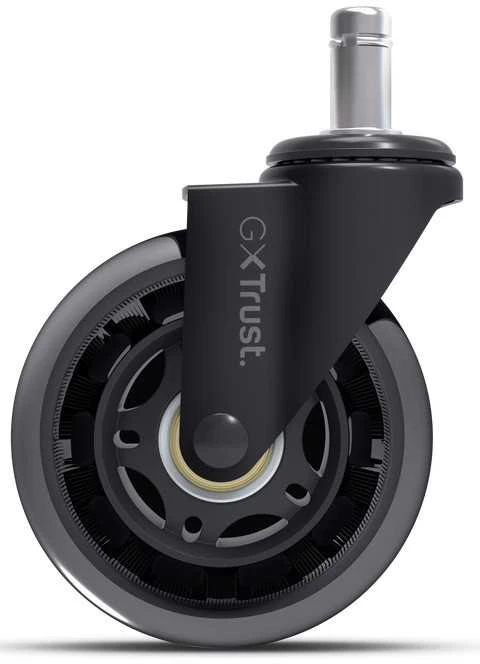 TRUST GXT 702 guminiai ratukai kėdėms | Jungtis 11mm
