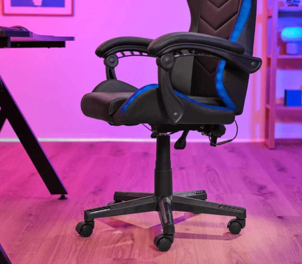 TRUST GXT 704 RONIQ RGB juoda žaidimų kėdė