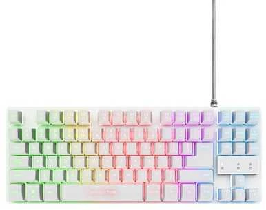 Klaviatūra Trust GXT 798W 2-in-1 Žaidimų Įrangos Rinkinys | Baltas | US