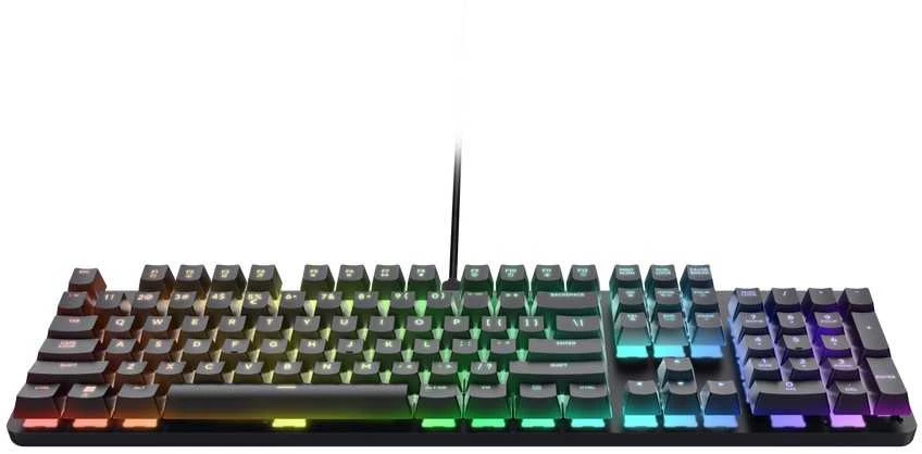 Trust GXT 871 Zora QWERTY US English - USB klaviatūra žaidimams (juodas)