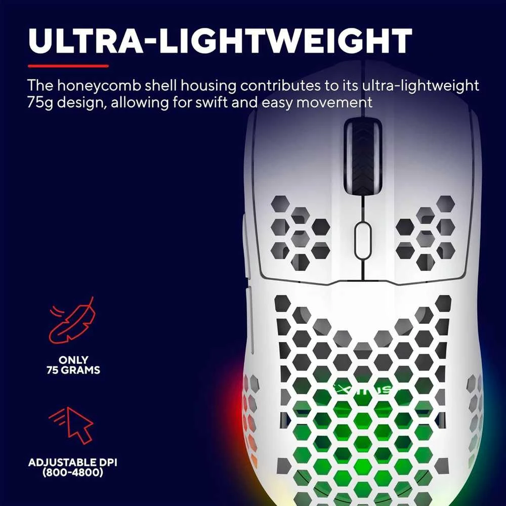 TRUST GXT 929W HELOX belaidė pelė | 4800 DPI