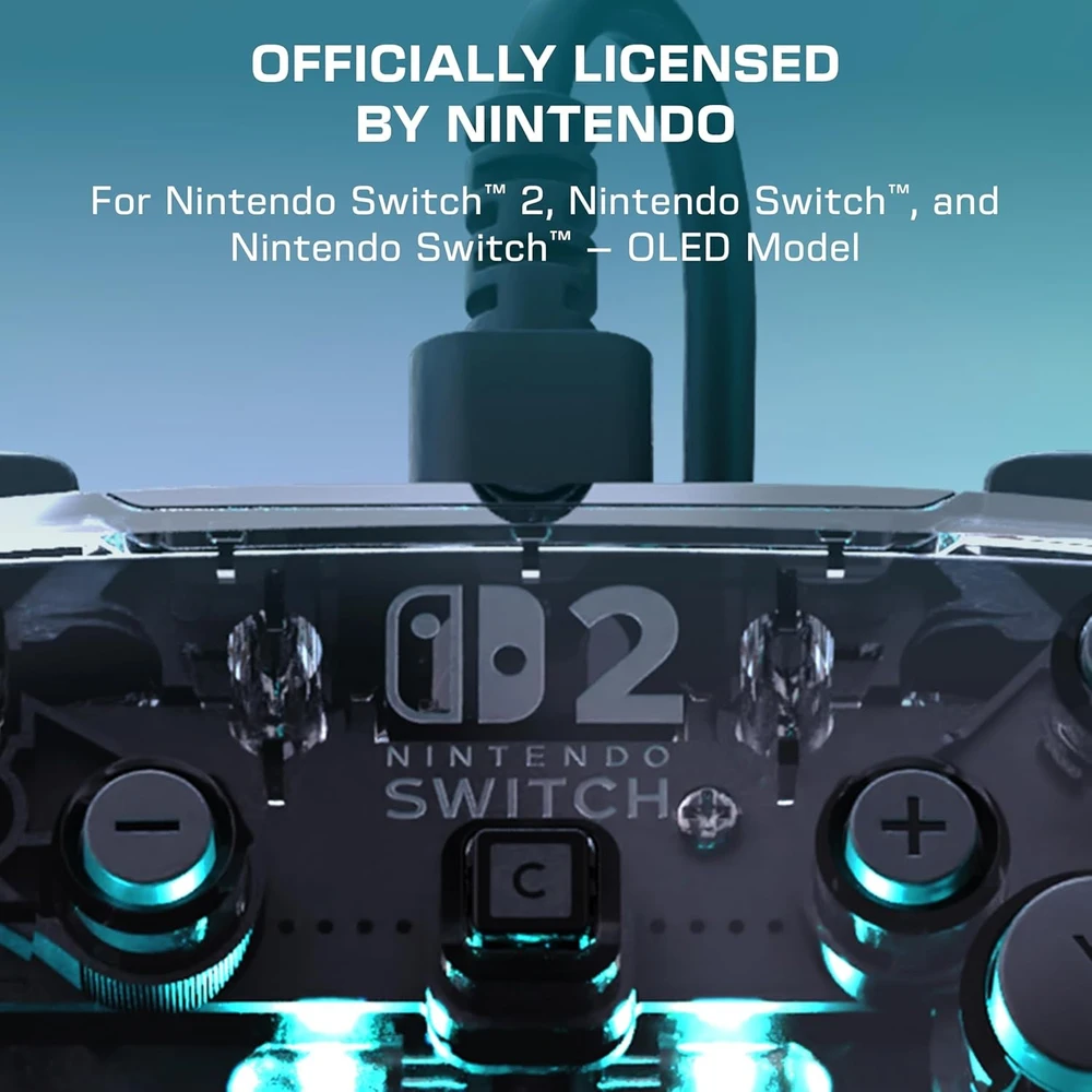 Turtle Beach Afterglow laidinis žaidimų pultelis | Skaidrus | Switch 2