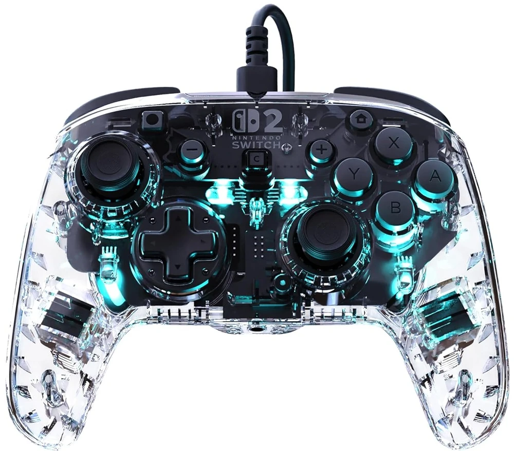 Turtle Beach Afterglow laidinis žaidimų valdiklis | Skaidrus | Switch 2