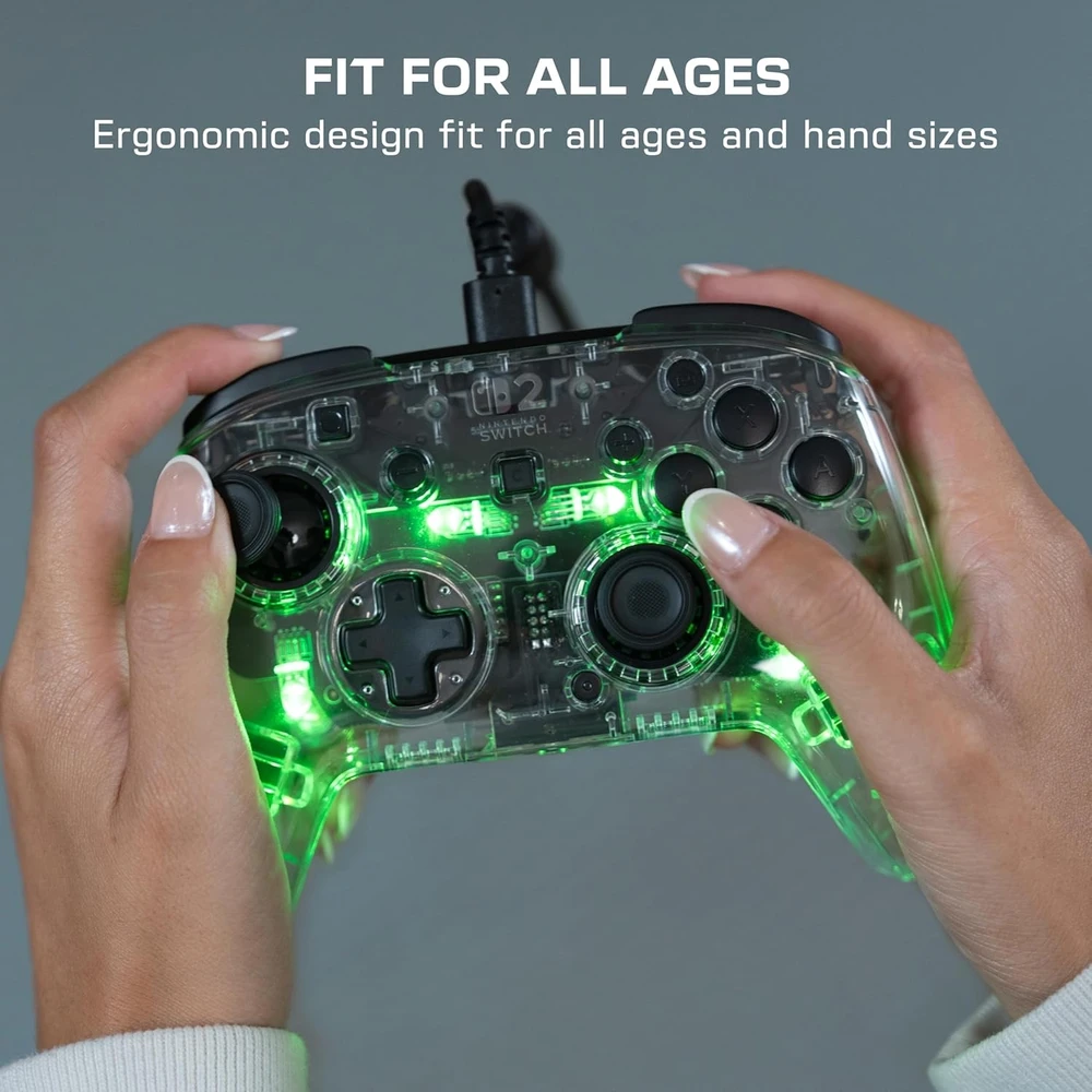 Turtle Beach Afterglow laidinis žaidimų pultelis | Skaidrus | Switch 2