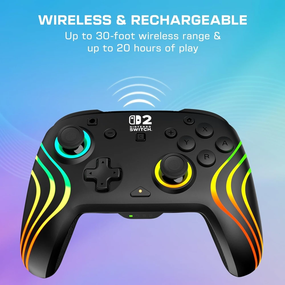 Turtle Beach Afterglow Wave belaidis žaidimų pultelis | Juodas | Switch 2