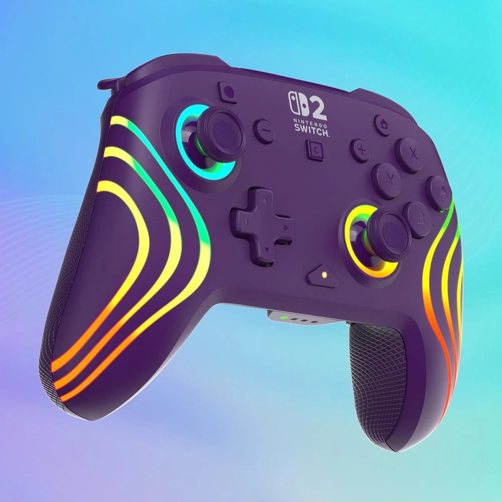 Turtle Beach Afterglow Wave belaidis žaidimų pultelis | Violetinė | Switch 2