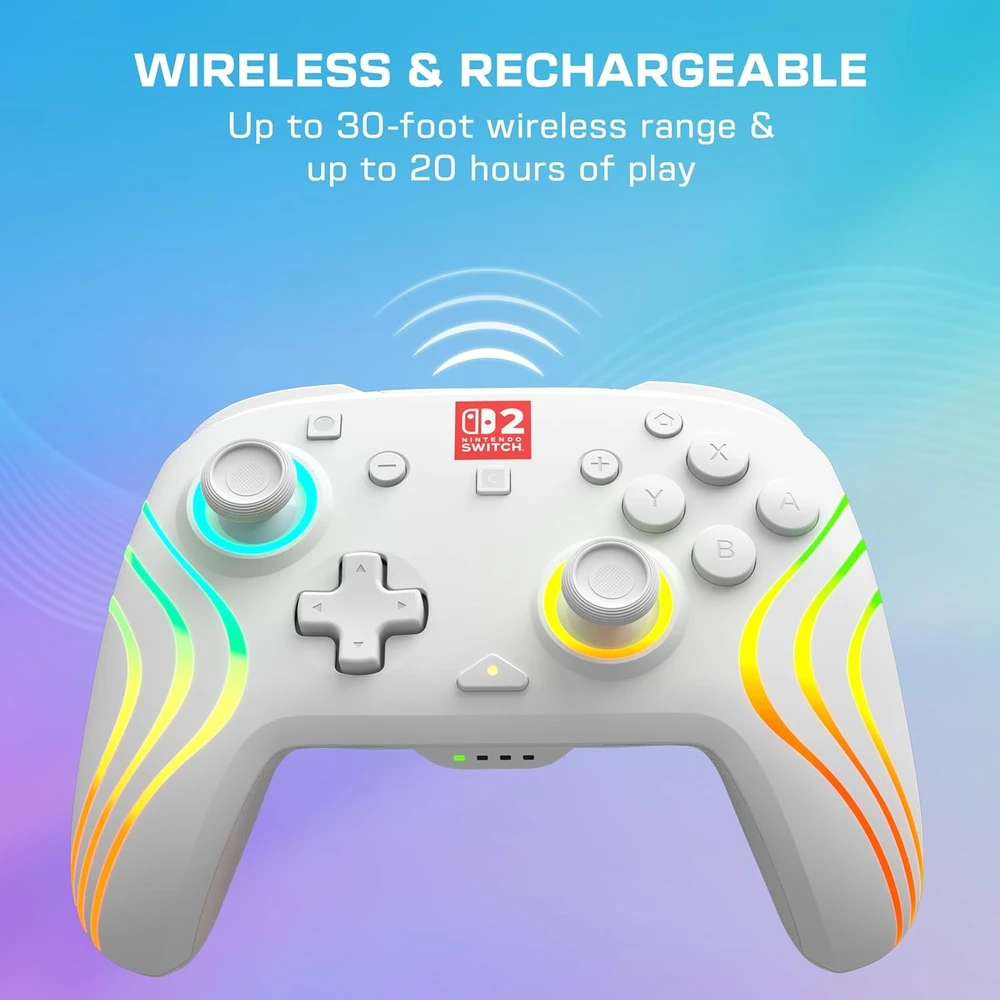 Turtle Beach Afterglow Wave belaidis žaidimų pultelis | Baltas | Switch 2