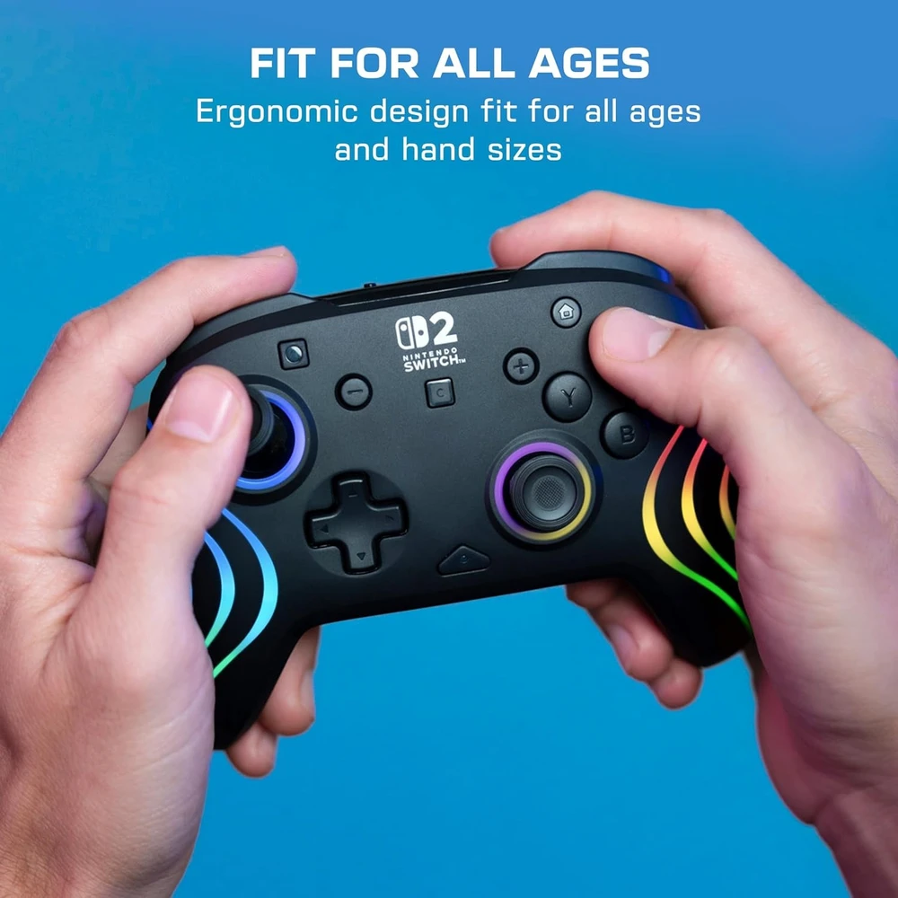 Turtle Beach Afterglow Wave belaidis žaidimų pultelis | Juodas | Switch 2