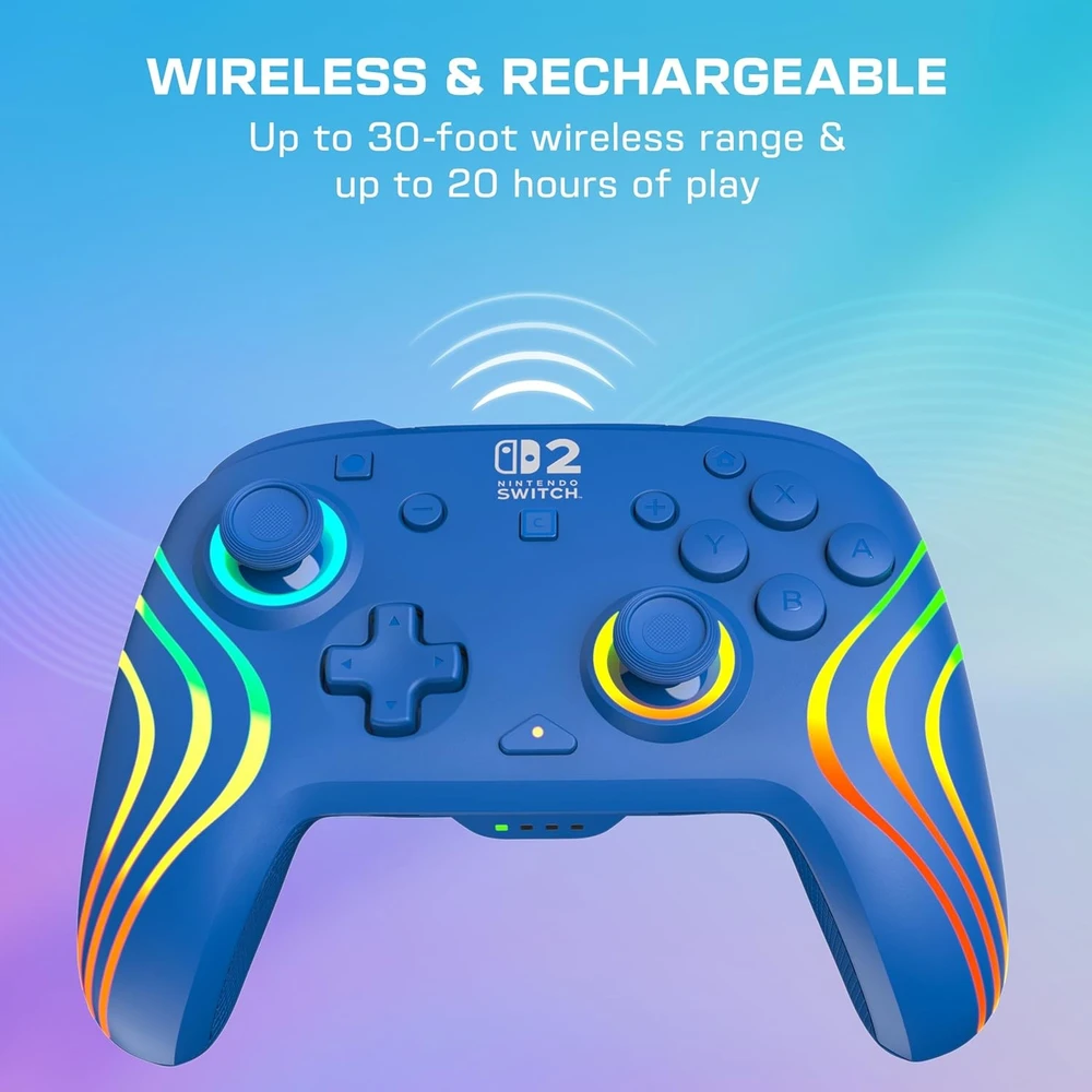 Turtle Beach Afterglow Wave belaidis žaidimų pultelis | Mėlynas | Switch 2