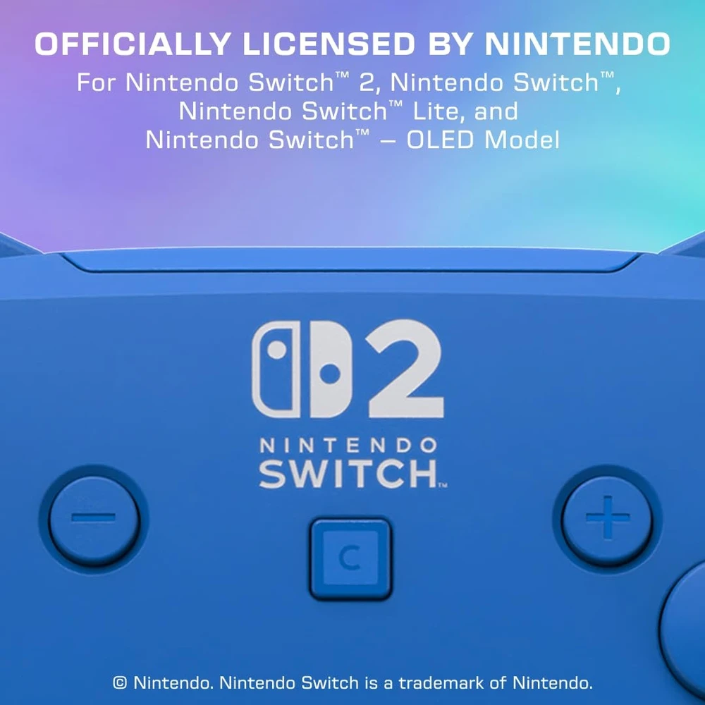 Turtle Beach Afterglow Wave belaidis žaidimų pultelis | Mėlynas | Switch 2