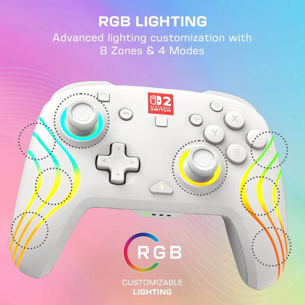 Turtle Beach Afterglow Wave belaidis žaidimų pultelis | Baltas | Switch 2