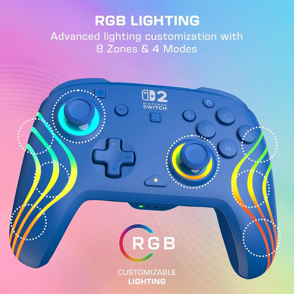 Turtle Beach Afterglow Wave belaidis žaidimų pultelis | Mėlynas | Switch 2