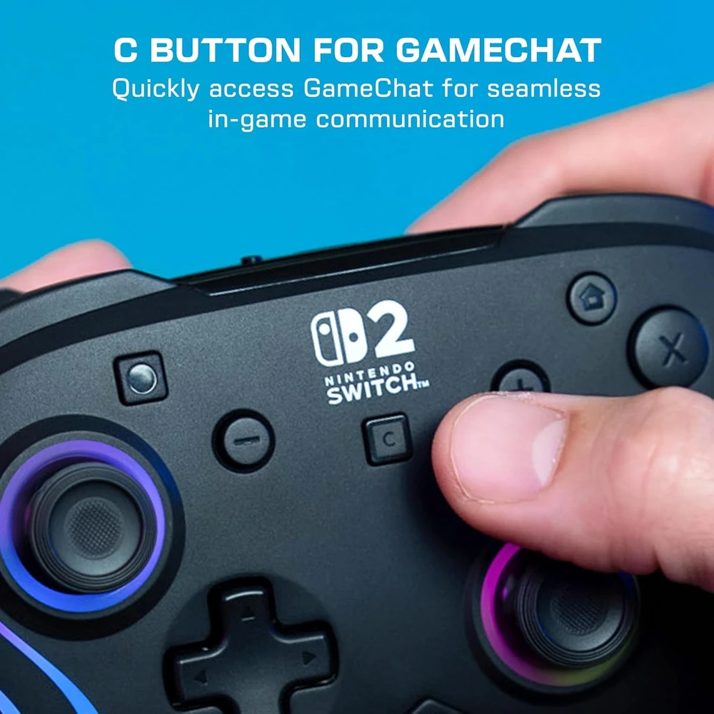 Turtle Beach Afterglow Wave belaidis žaidimų pultelis | Juodas | Switch 2