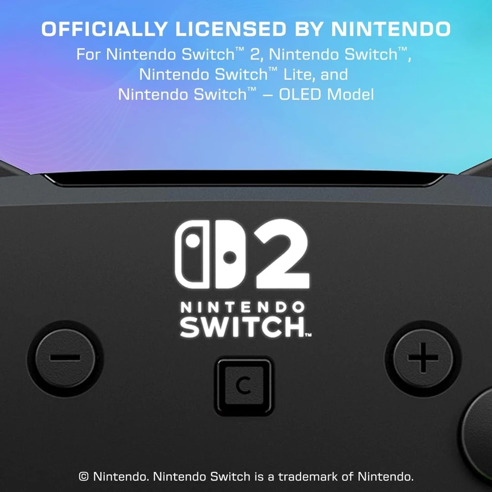 Turtle Beach Afterglow Wave belaidis žaidimų pultelis | Juodas | Switch 2
