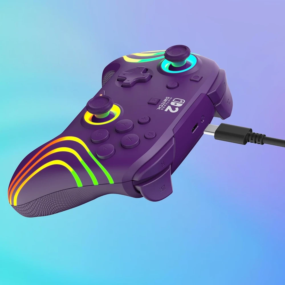Turtle Beach Afterglow Wave belaidis žaidimų pultelis | Violetinė | Switch 2