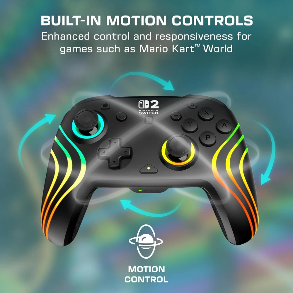Turtle Beach Afterglow Wave belaidis žaidimų pultelis | Juodas | Switch 2