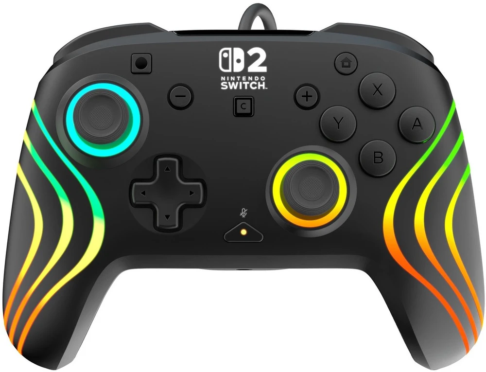 Turtle Beach Afterglow Wave laidinis žaidimų valdiklis | Juodas | Switch 2