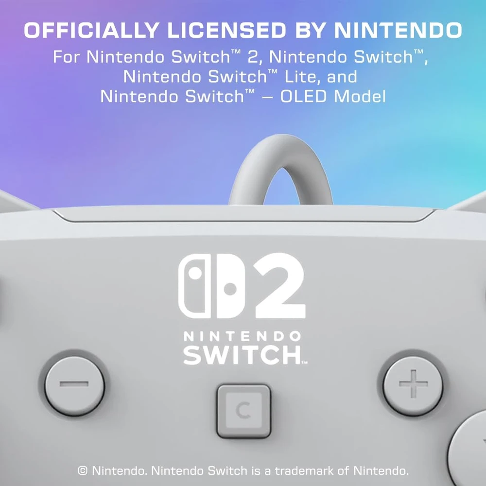Turtle Beach Afterglow Wave laidinis žaidimų pultelis | Pilkas | Switch 2