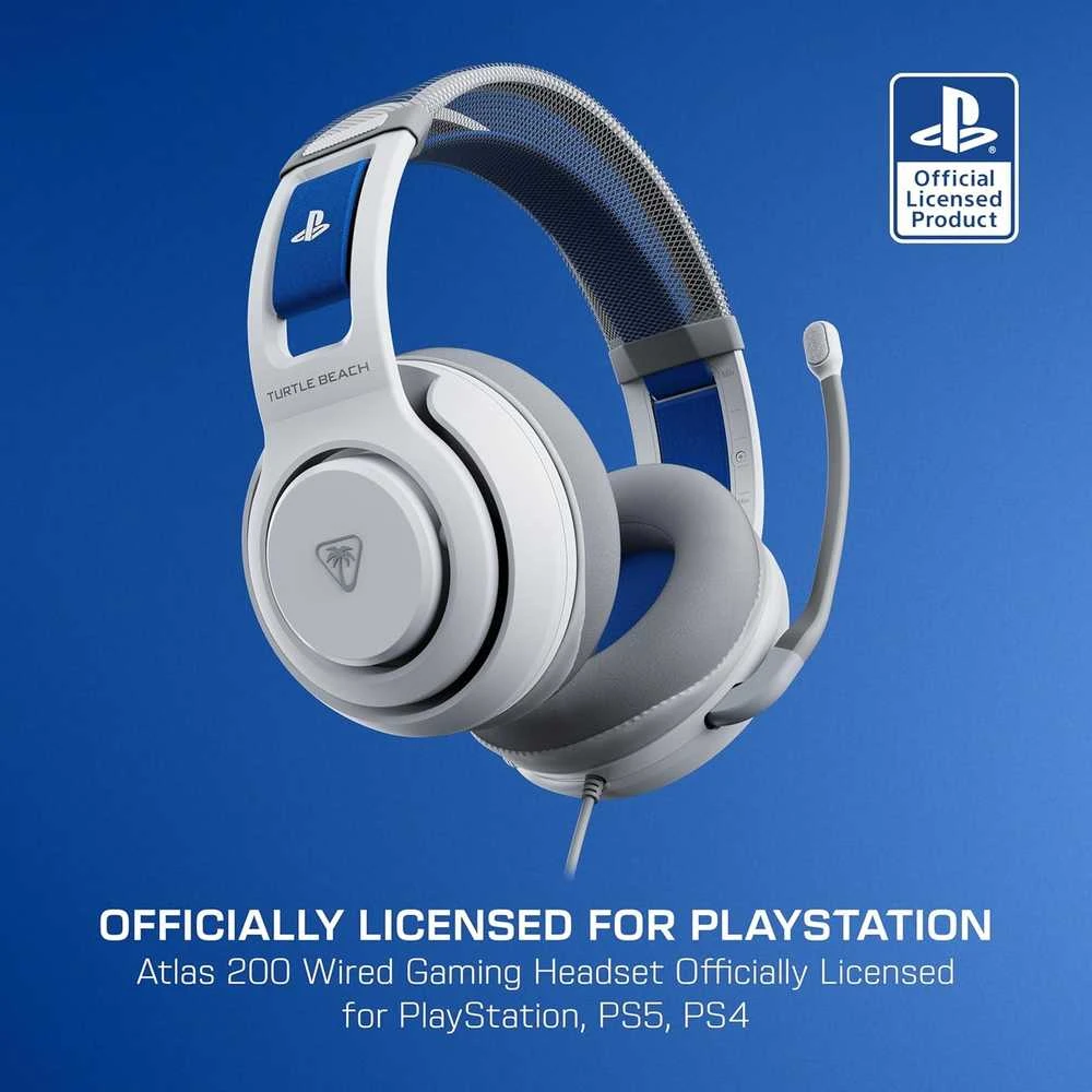 Baltos Turtle Beach Atlas 200 ausinės PlayStation