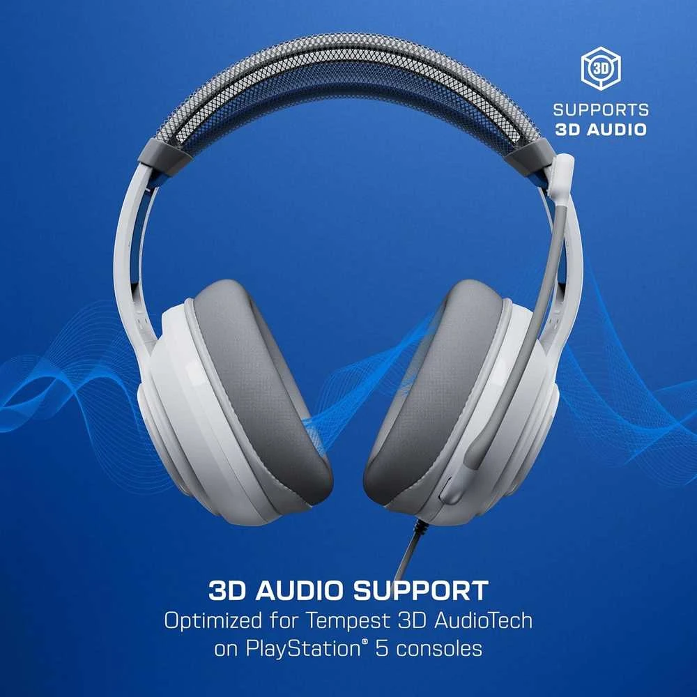 Turtle Beach Atlas 200 (baltos) laidinės ausinės | 3.5mm | PS4 | PS5