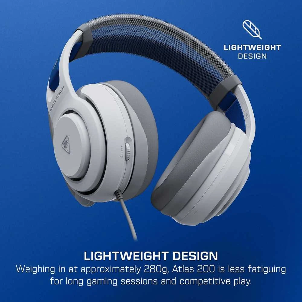 Turtle Beach Atlas 200 (baltos) laidinės ausinės | 3.5mm | PS4 | PS5
