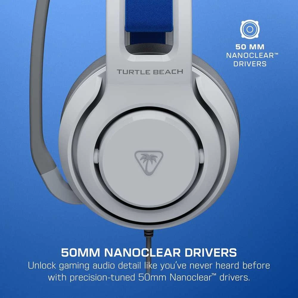 Turtle Beach Atlas 200 (baltos) laidinės ausinės | 3.5mm | PS4 | PS5