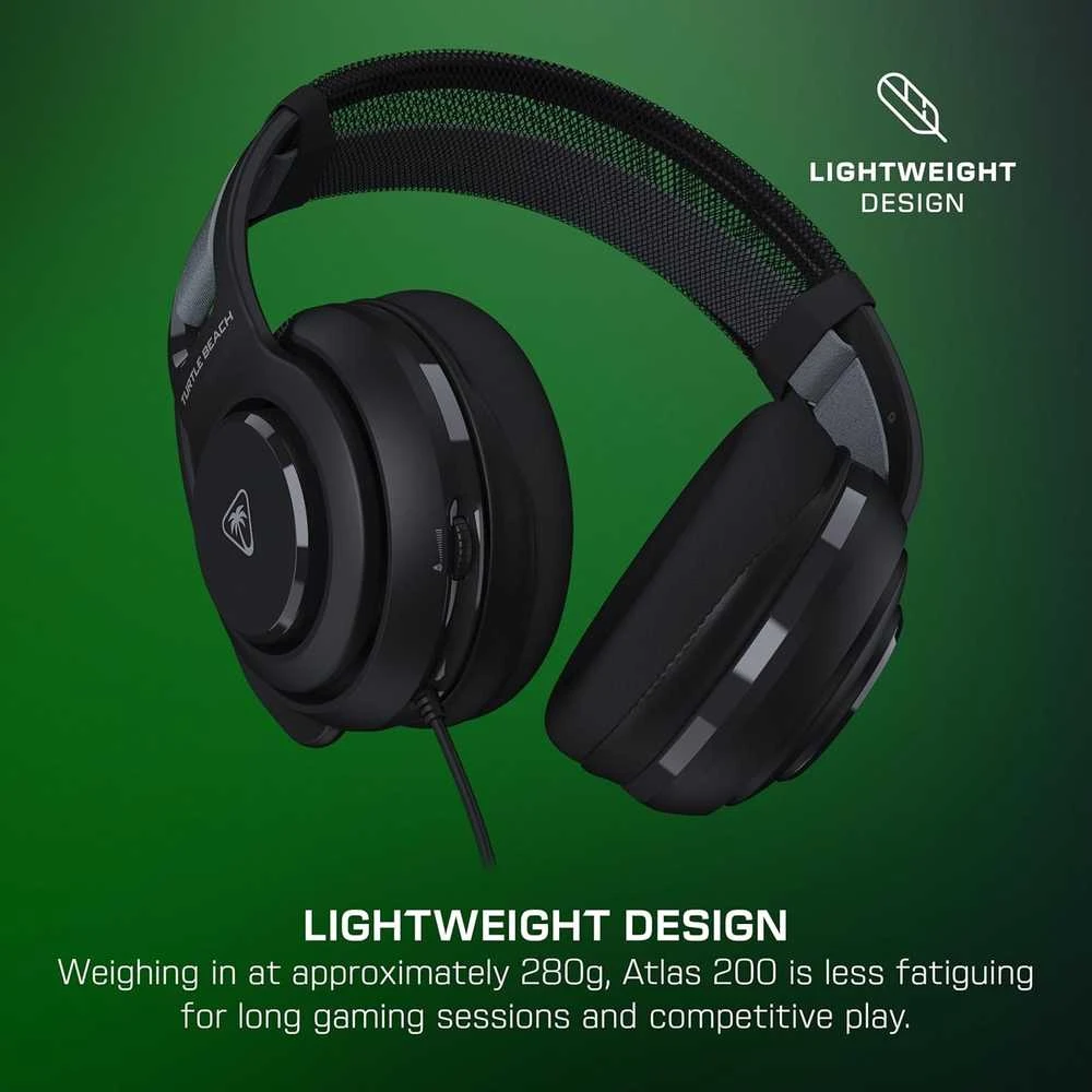 Turtle Beach Atlas 200 (juodos) laidinės ausinės | 3.5mm | PC | XBOX