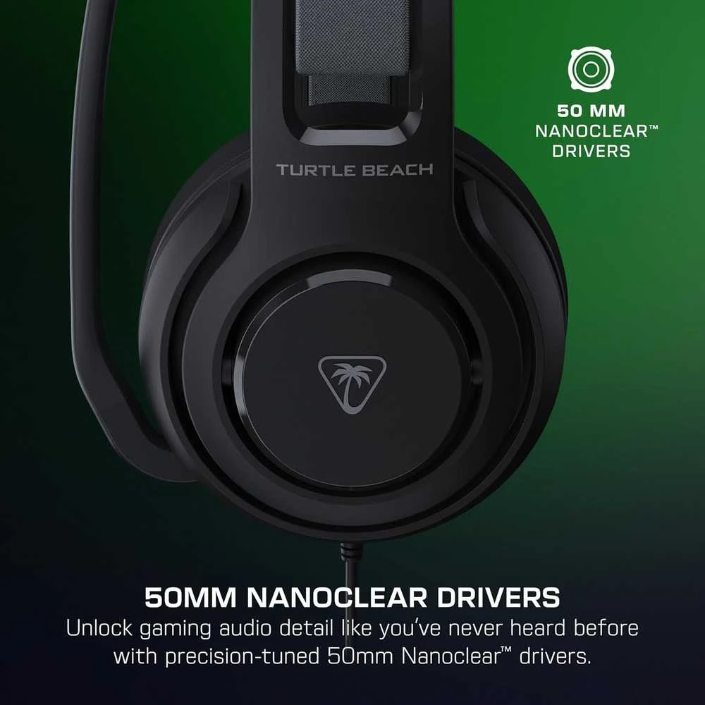 Turtle Beach Atlas 200 (juodos) laidinės ausinės | 3.5mm | PC | XBOX