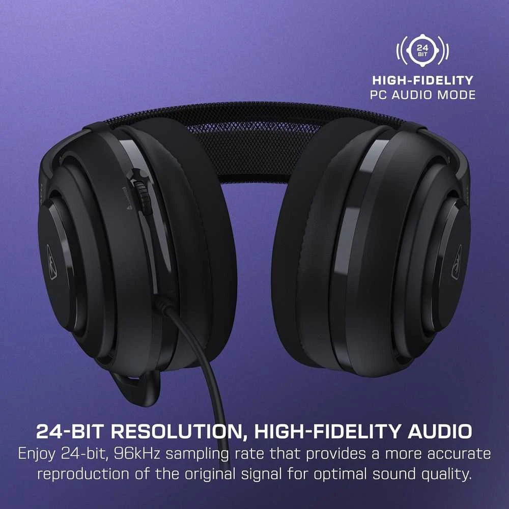 Turtle Beach Atlas 200 (juodos) laidinės ausinės | 3.5mm | USB