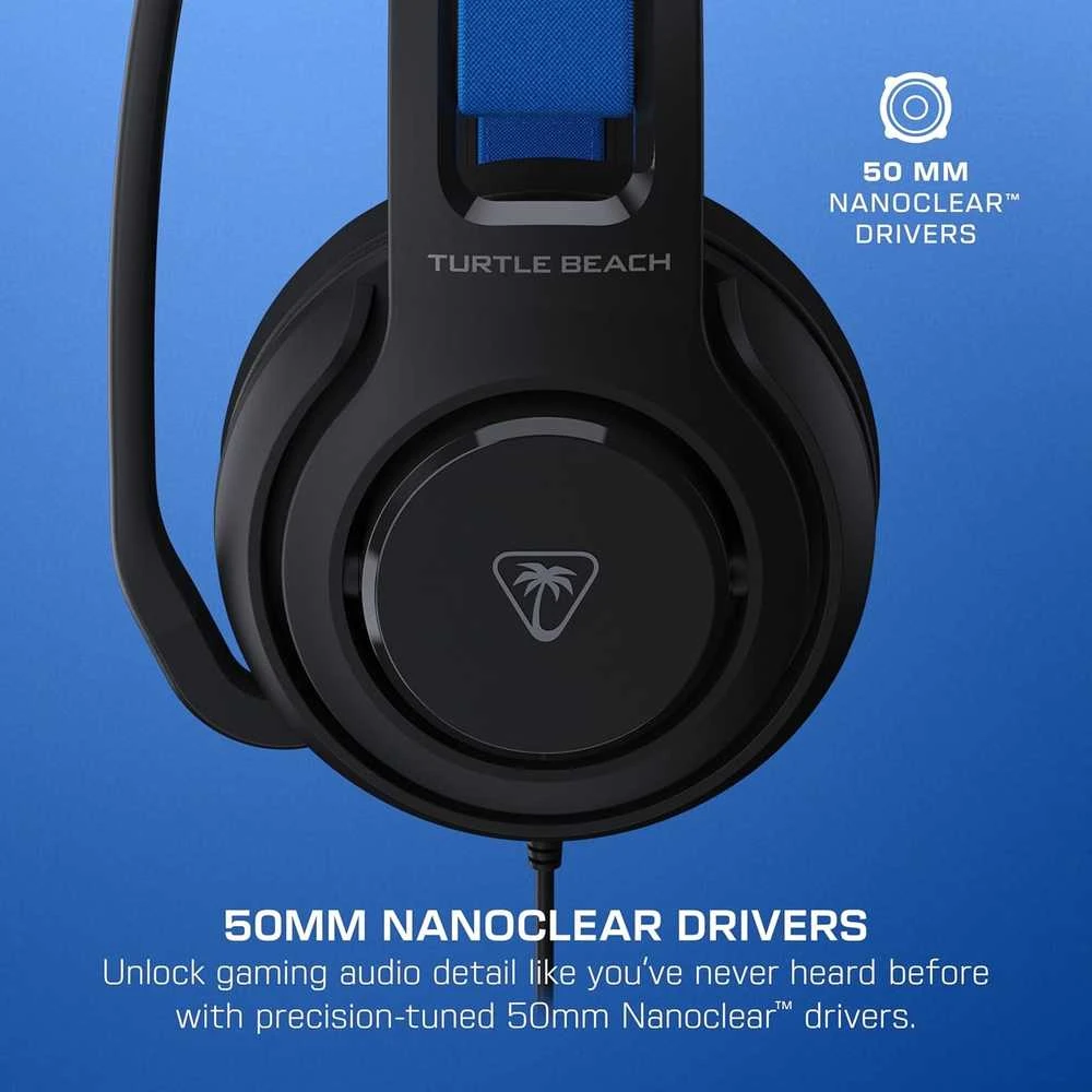 Turtle Beach Atlas 200 (juodos) laidinės ausinės | 3.5mm | PS4 | PS5