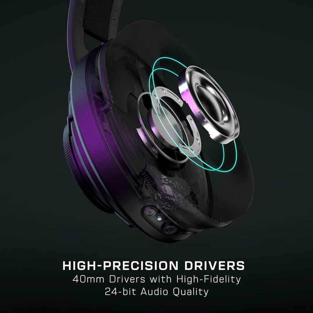 Turtle Beach Atlas Air (juodos) belaidės ausinės | Playstation, PC, Switch