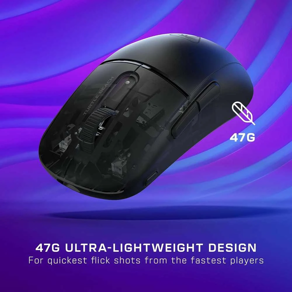 Turtle Beach Burst II Air juoda belaidė pelė | 26000 DPI
