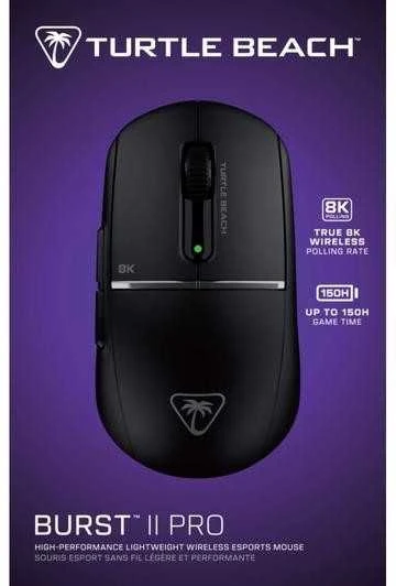 Turtle Beach Burst II Pro belaidė žaidimų pelė | Juoda