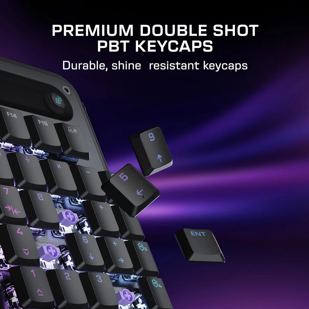 Turtle Beach Command Series KB7 klaviatūra 20% juoda laidinė mechaninė klaviatūra (Titan switch, US)