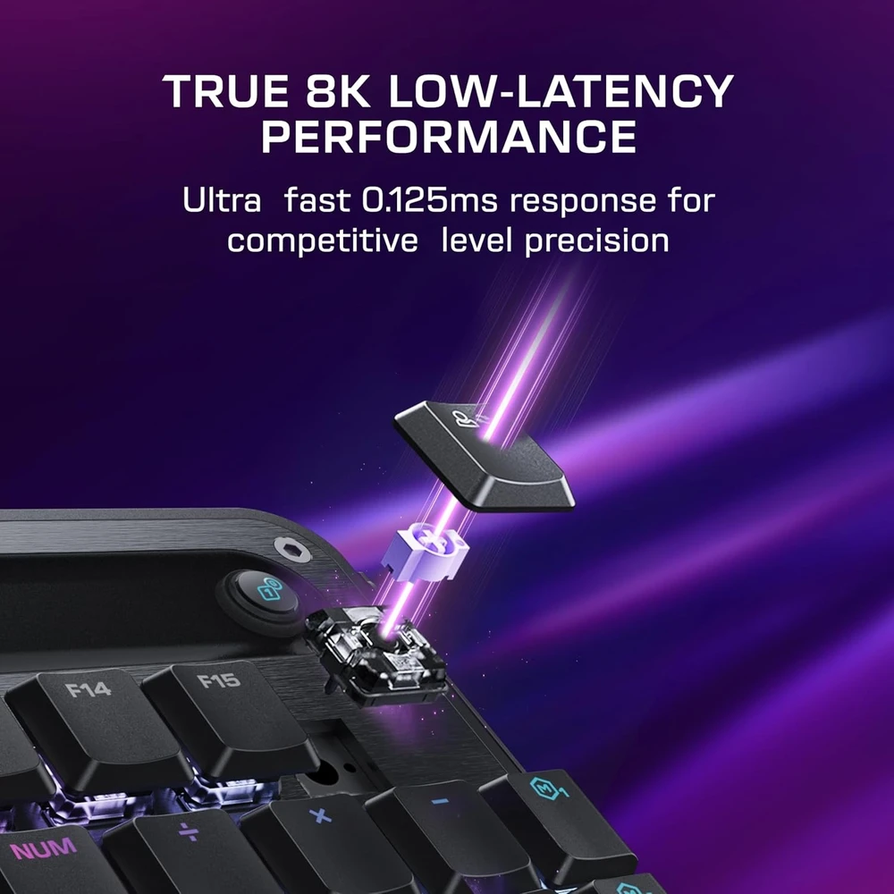 Turtle Beach Command Series KB7 klaviatūra 20% juoda laidinė mechaninė klaviatūra (Titan switch, US)