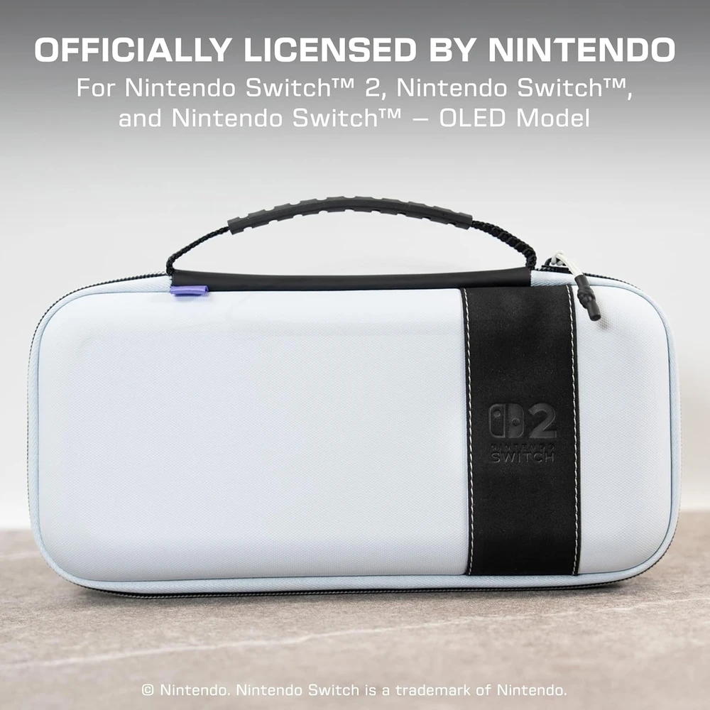 Turtle Beach PlayTrek Travel dėklas – Nintendo Switch 2 | Stellar Baltas