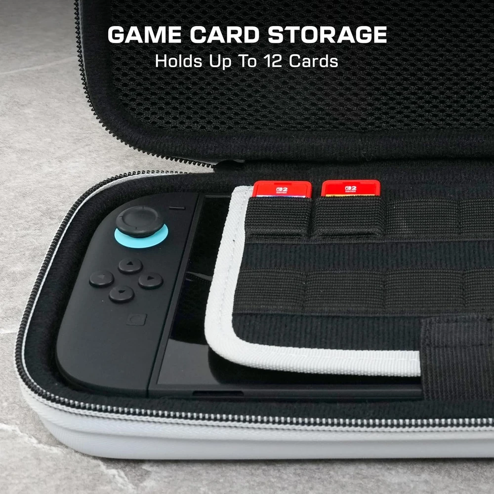 Turtle Beach PlayTrek Travel dėklas – Nintendo Switch 2 | Stellar Baltas