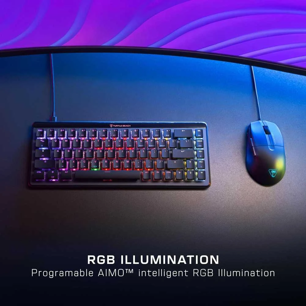 Turtle Beach Pure SEL RGB juoda pelė su laidu | 8000 DPI