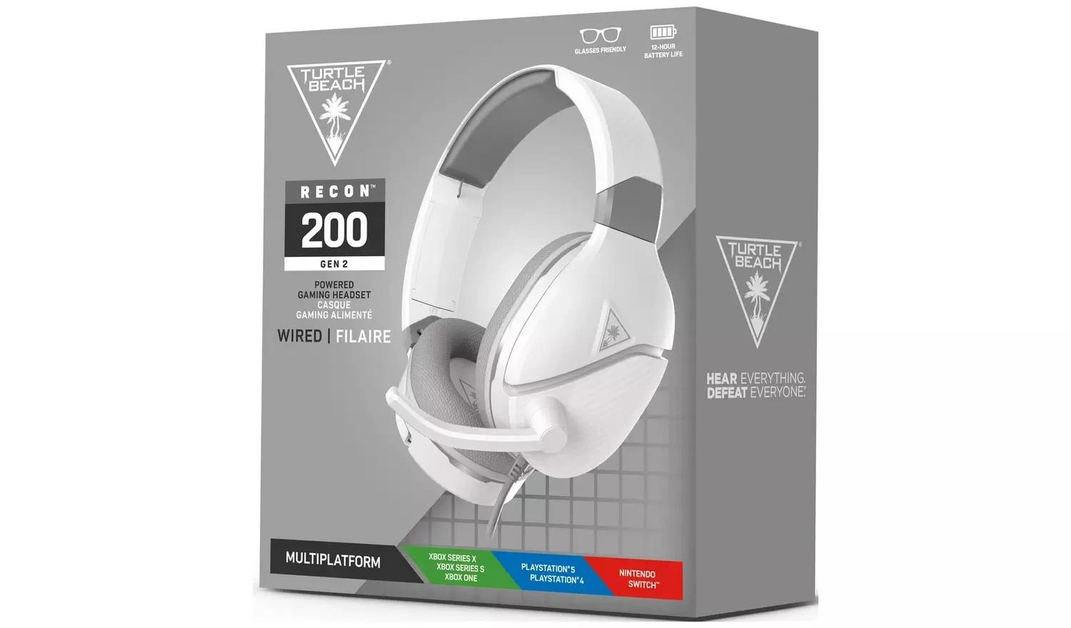 Turtle Beach Recon 200 Gen 2 Laidinės ausinės, baltos
