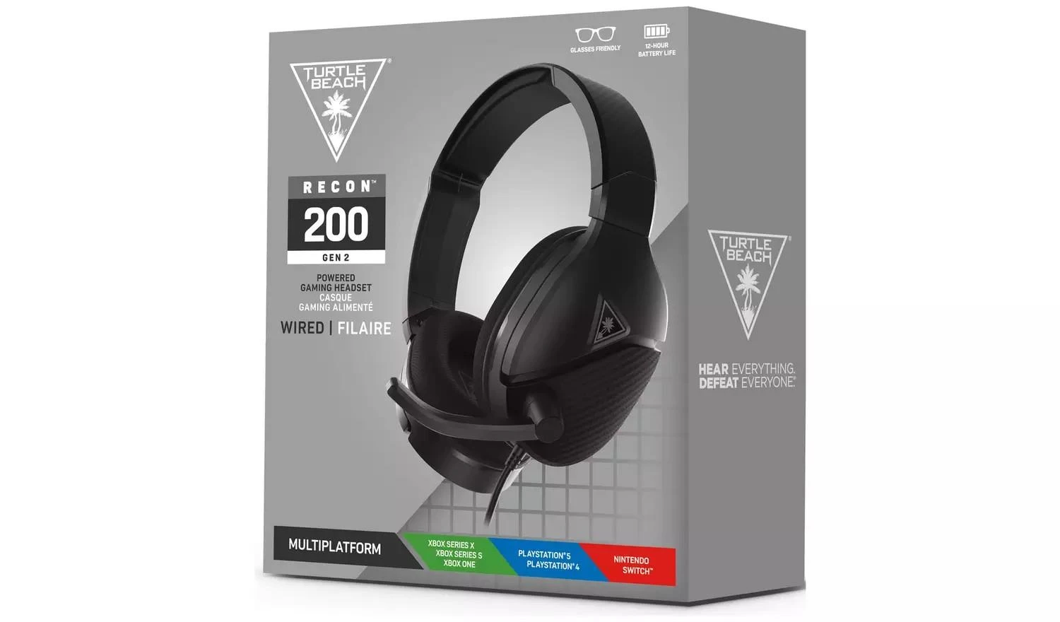 Turtle Beach Recon 200 Gen 2 Laidinės ausinės, juodos