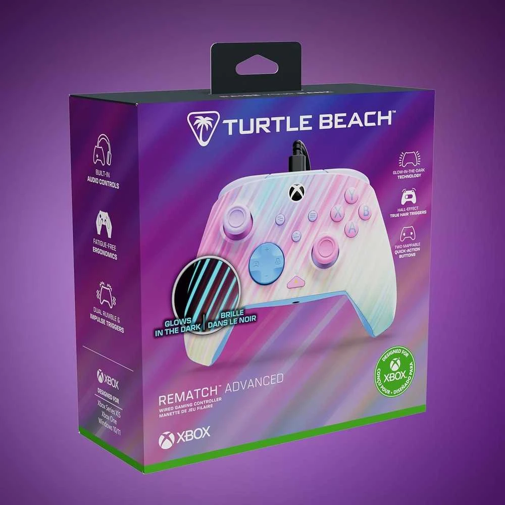 Turtle Beach Rematch Advanced Cotton Candy laidinis žaidimų valdiklis | XBOX | PC