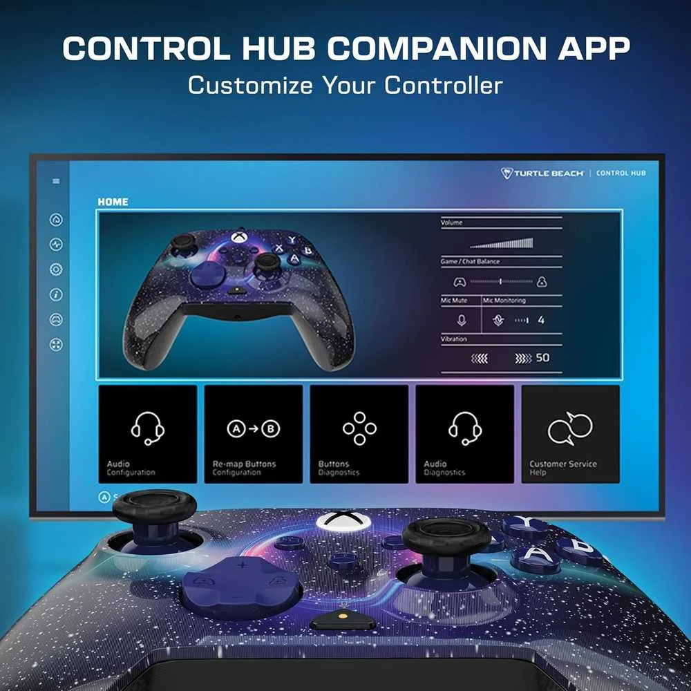 Turtle Beach Rematch Advanced Dark Cosmos laidinis žaidimų valdiklis | XBOX | PC