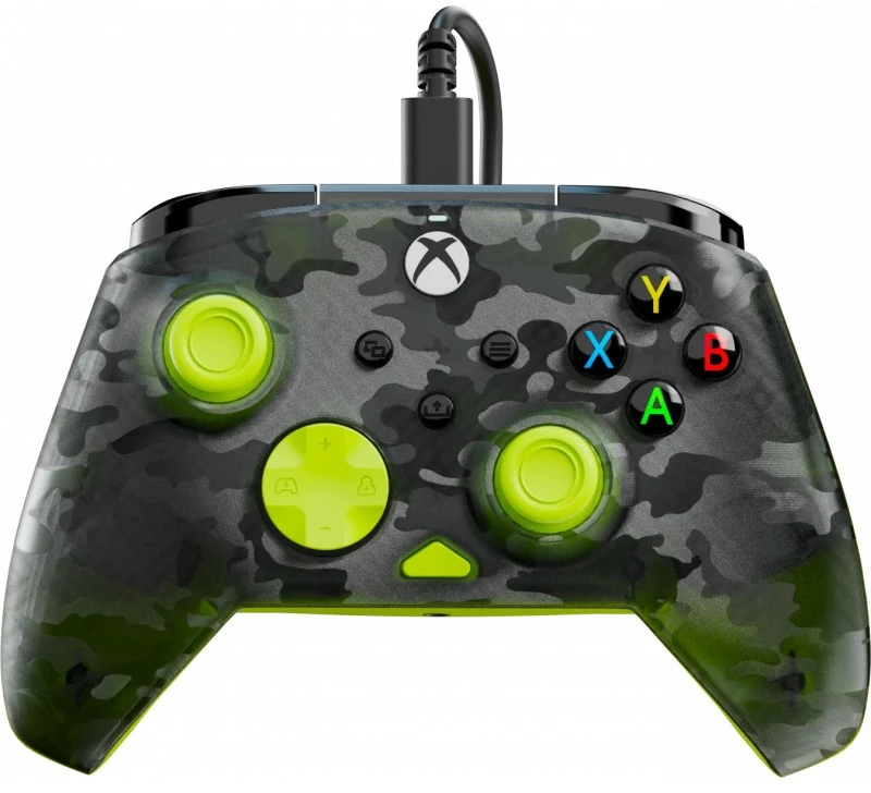 Turtle Beach Rematch Core Laidinis Žaidimų Valdiklis | Ghost Camo Juoda/Geltona | XBOX