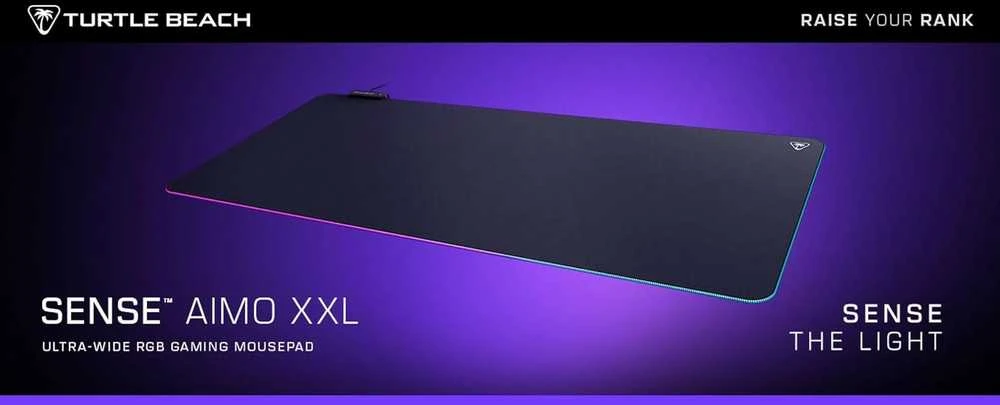 Turtle Beach Sense AIMO XXL pelės kilimėlis | 900x400x3.5mm