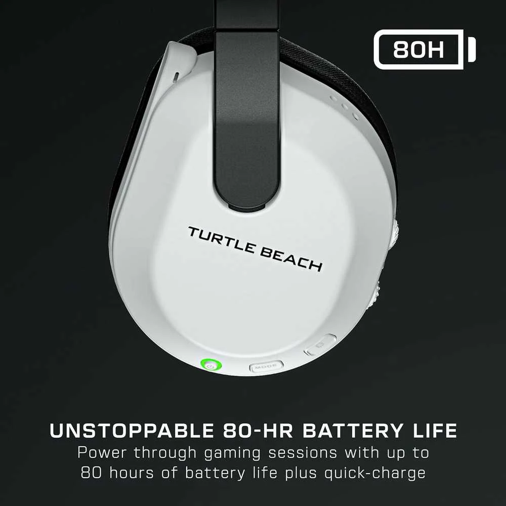 Turtle Beach Stealth 600 Gen 3 (Baltos) belaidės ausinės | PS5,PS4/PC