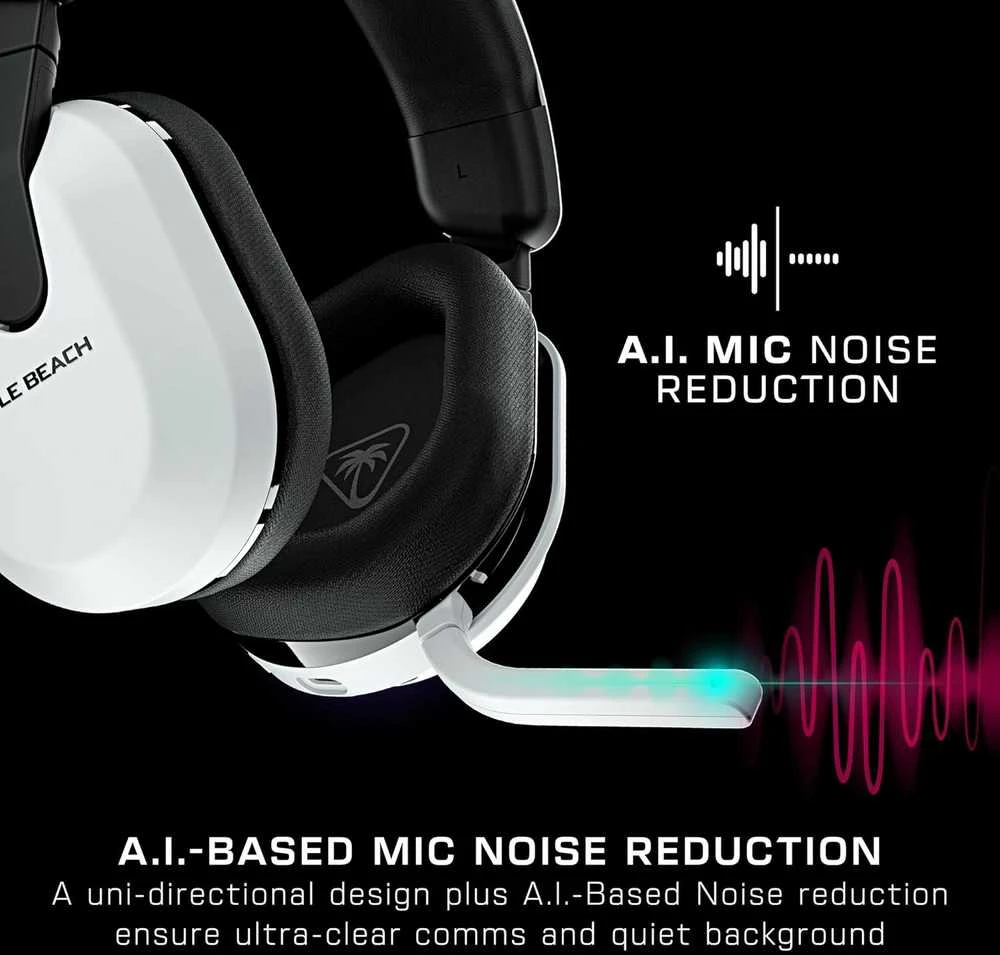 Turtle Beach Stealth 600 Gen 3 (Baltos) belaidės ausinės | PS5,PS4/PC