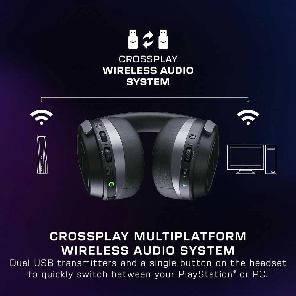 Turtle Beach Stealth 700 Gen 3 Belaidės žaidimų ausinės „PlayStation“| Juoda