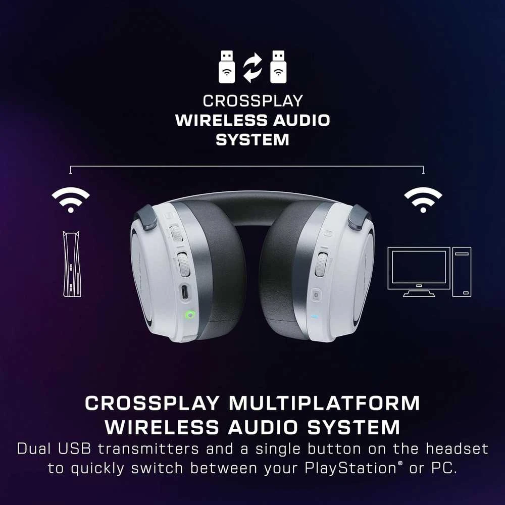 Turtle Beach Stealth 700 Gen 3 Belaidės žaidimų ausinės „PlayStation“| Baltos