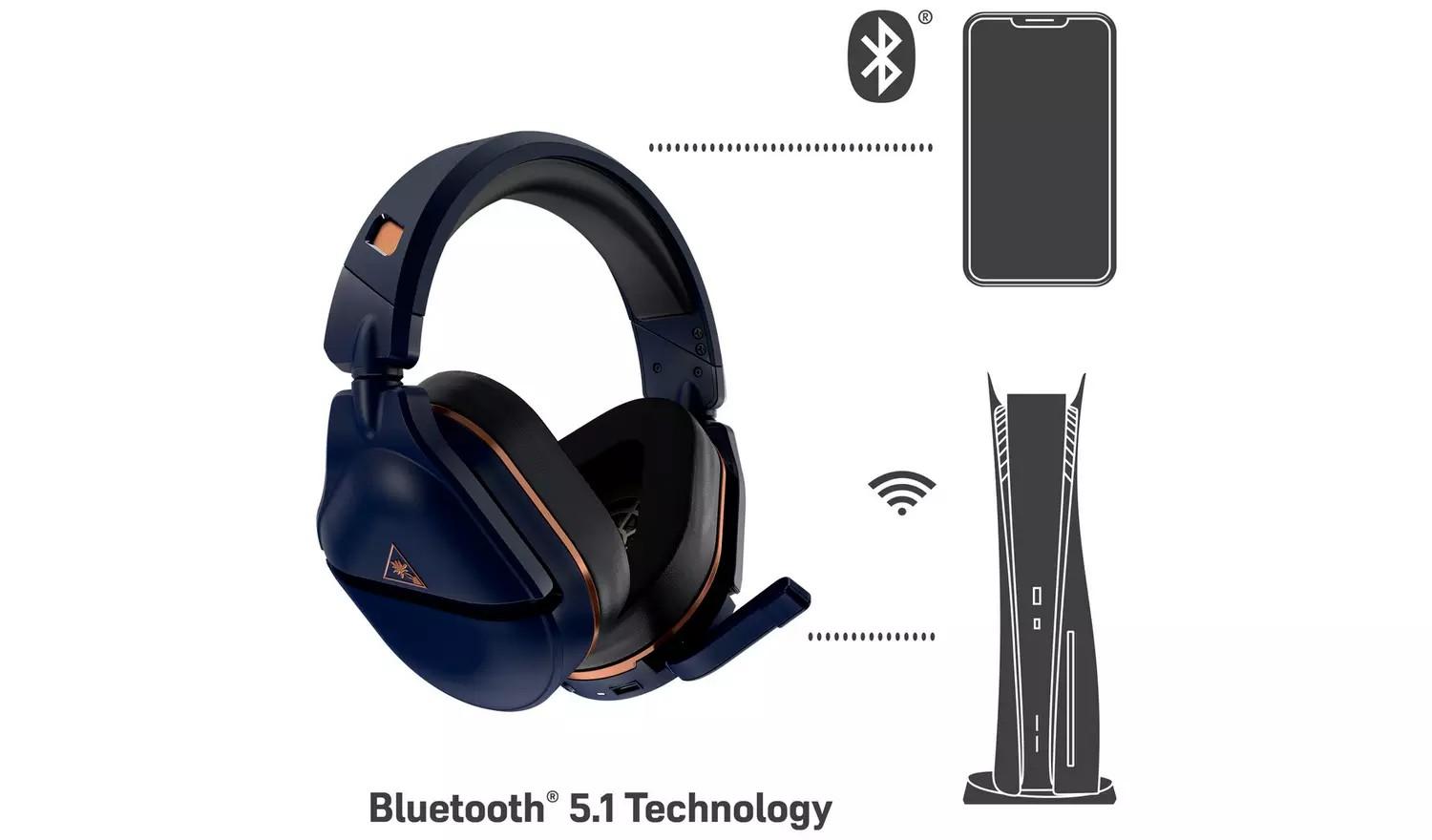 Turtle Beach Stealth 700P MAX Gen2 (mėlynos) belaidės ausinės | PS5, PS4 & PC