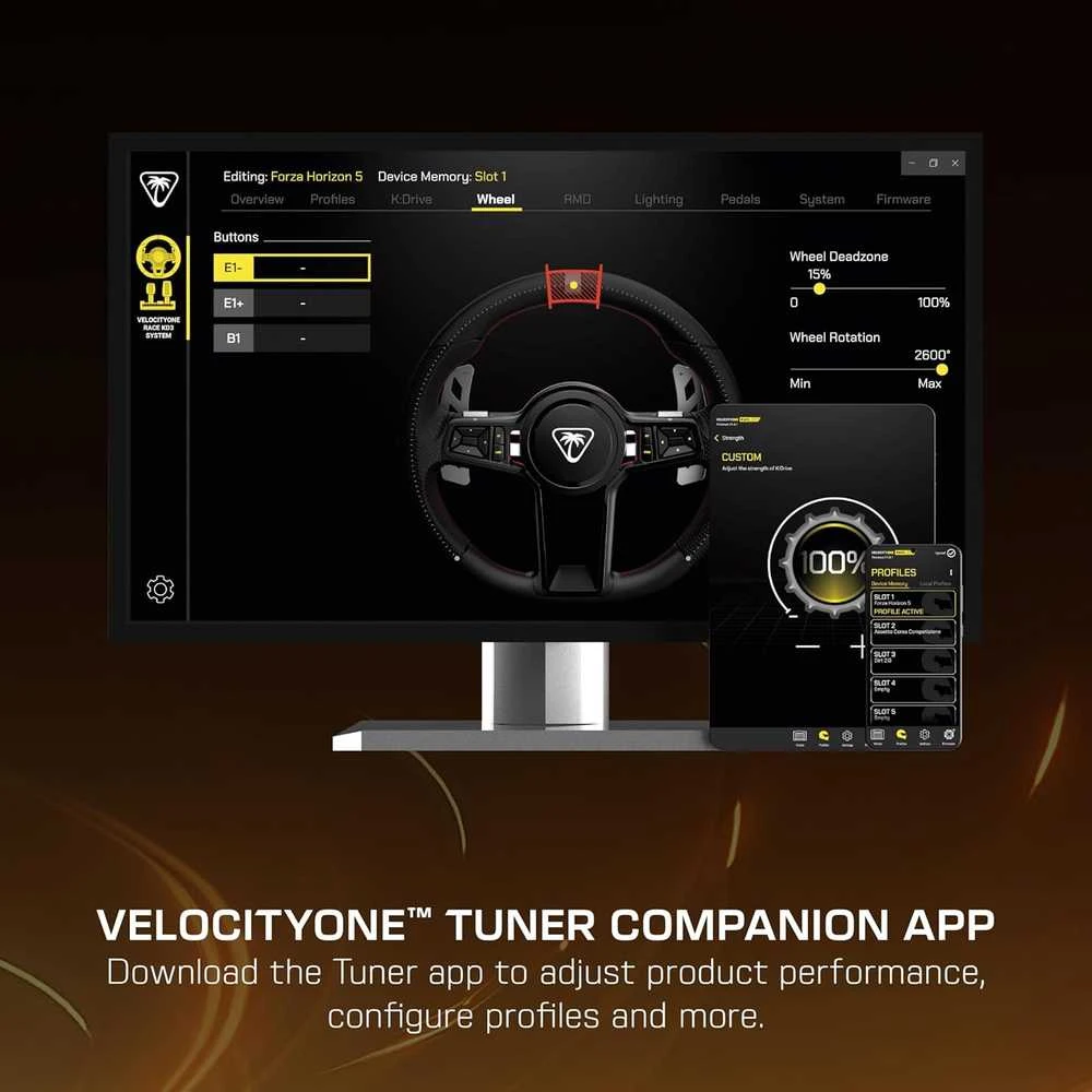 „Turtle Beach VelocityOne KD3 Race Set“ (vairas + pedalai) | „XBOX“ | PC